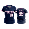 3608 FD WOMENS 2 BUTTON SCOOP NECK CL GC-VIPERS-HOWARD-1