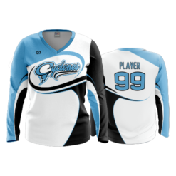 3604 FD Womens V-Neck Longsleeve CYCLONES-2