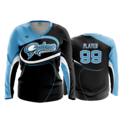 3604 FD Womens V-Neck Longsleeve CYCLONES-3