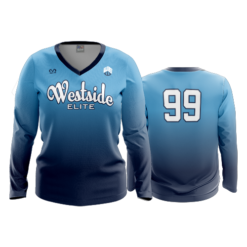 3275 FD Womens V-Neck Longsleeve WESTSDIE-ELITE-GIRLS-2023