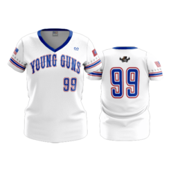 2666 WOMENS V NECK YOUNG-GUNS-2023-2