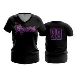 3265 WOMENS V NECK GC-VIPERS-MILLER-VNECK