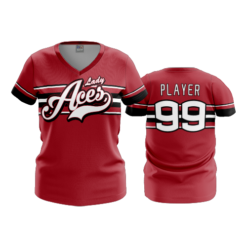 3150 FD Womens V-Neck LADY-ACES-3-ALT