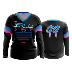 2562 FD Womens V-Neck Longsleeve CENTRAL-OHIO-FLIGHT-BOYS