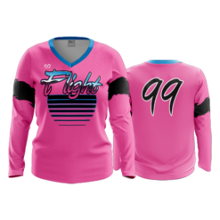 2562 FD Womens V-Neck Longsleeve CENTRAL-OHIO-FLIGHT-GIRLS-2023