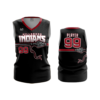 3624 WOMENS V NECK SLEEVELESS HILLSBORO-INDIANS-1