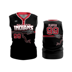 3624 WOMENS 2 BUTTON SCOOP NECK SLEEVELESS HILLSBORO-INDIANS-1