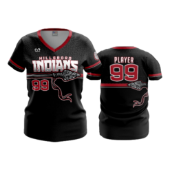 3624 WOMENS V NECK HILLSBORO-INDIANS-1