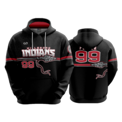 3624 UNISEX FLEECE HOODY HILLSBORO-INDIANS-1