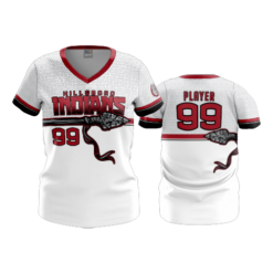3624 WOMENS V NECK HILLSBORO-INDIANS-2