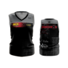 3607 FD Womens V-Neck Sleeveless SMOKIN-8S