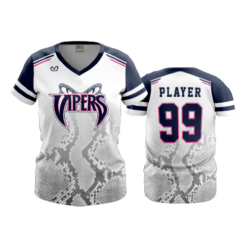 3608 FD Womens V-Neck VIPERS-ORG-WHITE