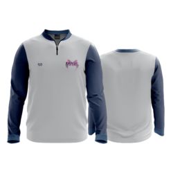3608 FD Quarter Zip Batting Jacket LS GC-VIPERS-ADD-3