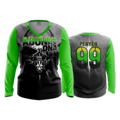 3615 FD Womens V-Neck Longsleeve ADDONIS-DNA-1