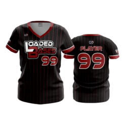 3119 FD Womens V-Neck GOON-SQUAD-LOADED-BASES-1