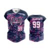 3534 FD Womens Full Button Capsleeve GC-VIPERS-HOWELL-1