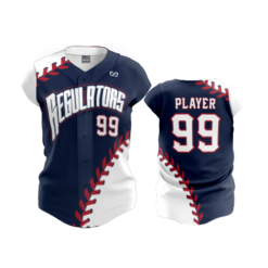 3606 FD Womens Full Button Capsleeve REGULATORS-1