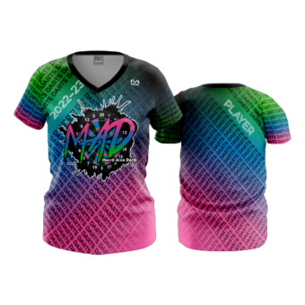 2386 FD Womens V-Neck MAD-22-23-DARTS-2