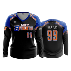 3613 FD Womens V-Neck Longsleeve NKY-BANDITS-1
