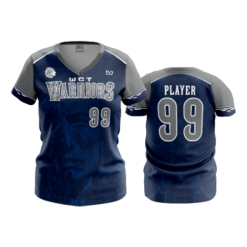 3629 WOMENS V NECK WCT-WARRIORS-1