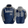 3629 UNISEX FLEECE HOODY WCT-WARRIORS-1