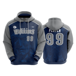 3629 UNISEX FLEECE HOODY WCT-WARRIORS-1