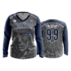 3629 WOMENS V NECK LONGSLEEVE WCT-WARRIORS-2
