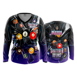 3618 FD Womens V-Neck Longsleeve SHATTERED-DREAMS