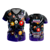 3618 FD Womens V-Neck SHATTERED-DREAMS