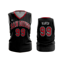 3627 WOMENS V NECK SLEEVELESS SAN-DIEGO-1