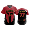 3064 MENS SPORT V NECK WARRIORS-1