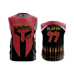 3064 MENS SPORT CREW NECK SLEEVELESS WARRIORS-1