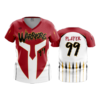 3064 WOMENS V NECK WARRIORS-2
