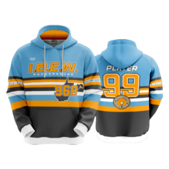 2944 UNISEX FLEECE HOODY IBEW-968-1