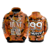 1625 UNISEX FLEECE HOODY HUNT-WITH-A-HENRY-1