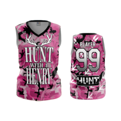 1625 WOMENS V NECK SLEEVELESS HUNT-WITH-A-HENRY-2