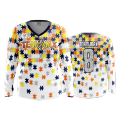 3341 WOMENS V NECK LONGSLEEVE TEAM-MAX