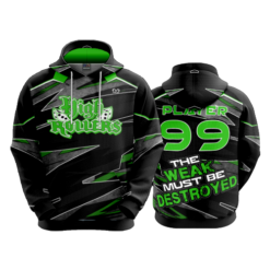 3373 UNISEX FLEECE HOODY HIGH-ROLLERS-1A