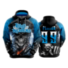 3373 UNISEX FLEECE HOODY HIGH-ROLLERS-2A