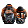 3373 UNISEX FLEECE HOODY HIGH-ROLLERS-2B