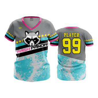 3619 FD Womens V-Neck TRASH-PANDAS-POP-SLO