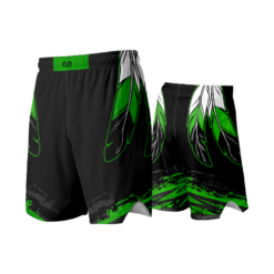 3635 UNISEX FIGHT SHORTS WESTERN-INDIANS-WRESTLING