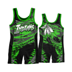3635 WRESTLING SINGLET WESTERN-INDIANS-WRESTLING
