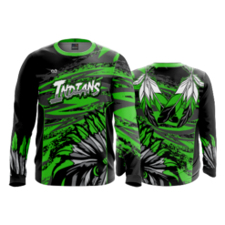 3635 MENS SPORT LONGSLEEVE WESTERN-INDIANS-WRESTLING