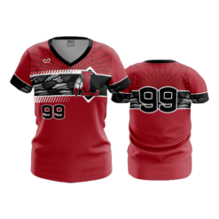 3633 WOMENS V NECK LONDON-RED-RAIDERS-1