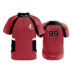 3633 UNISEX DERBY JACKET SHORT SLEEVE LONDON-RED-RAIDERS-1
