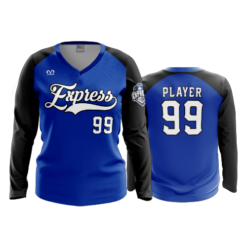 3632 WOMENS V NECK LONGSLEEVE OHIO-EXPRESS-1