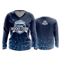 3661 WOMENS V NECK LONGSLEEVE ROCKY-FORT-BOAT-RENTAL-1