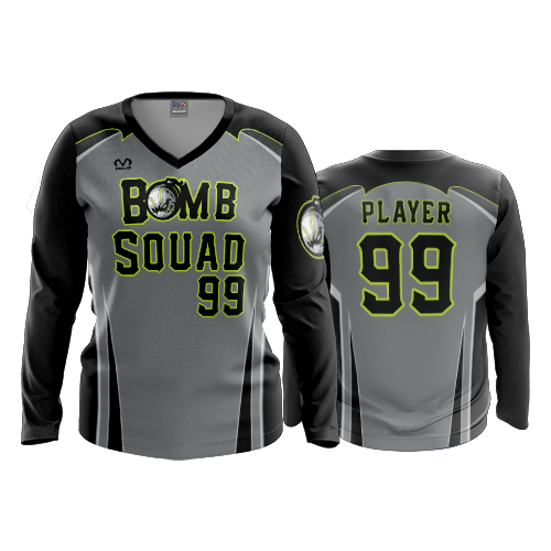 3647 WOMENS V NECK LONGSLEEVE BOMB-SQUAD-1