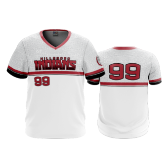 3643 MENS SPORT V NECK HILLSBORO-INDIANS-2023-2